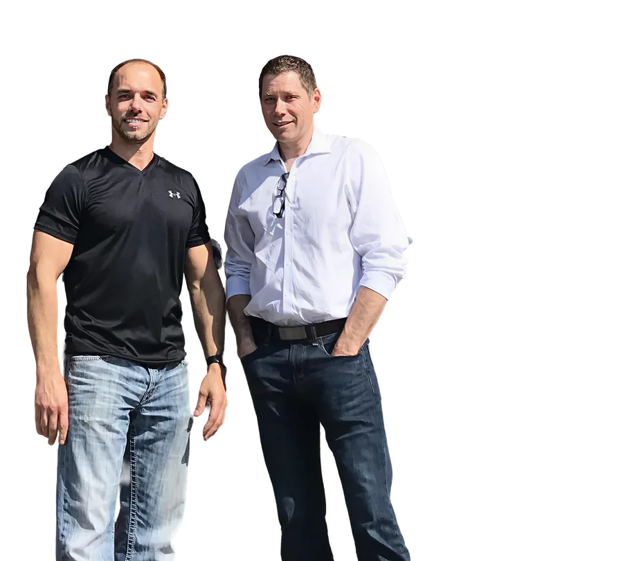 Peter and Gregg, co-founders of Wrap City